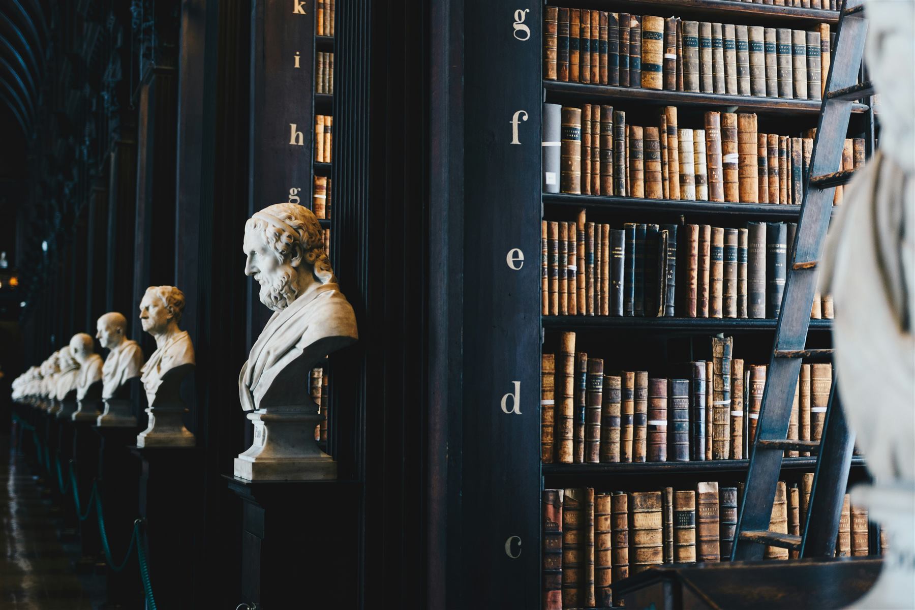 Biblioteca jurídica clássica, símbolo da tradição do Direito